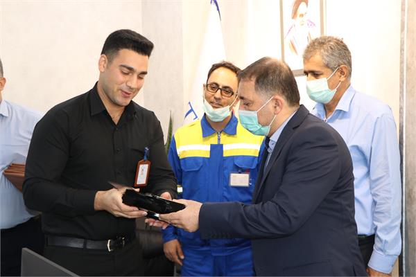 مراسم تجلیل از همکاران واحد ایمنی و آتش نشانی